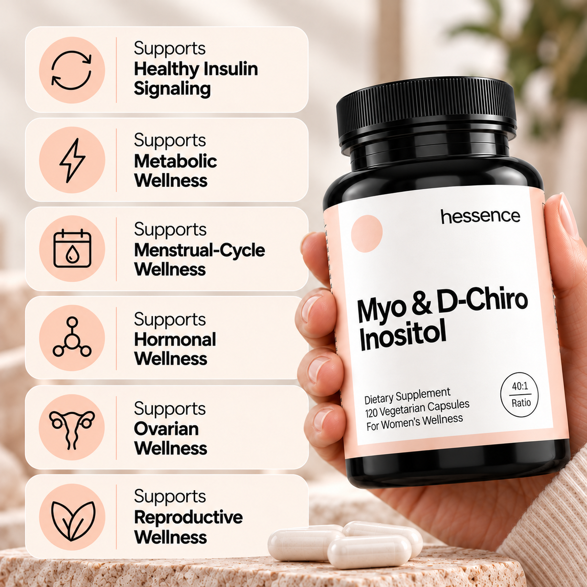 Myo + D-Chiro Inositol 40:1